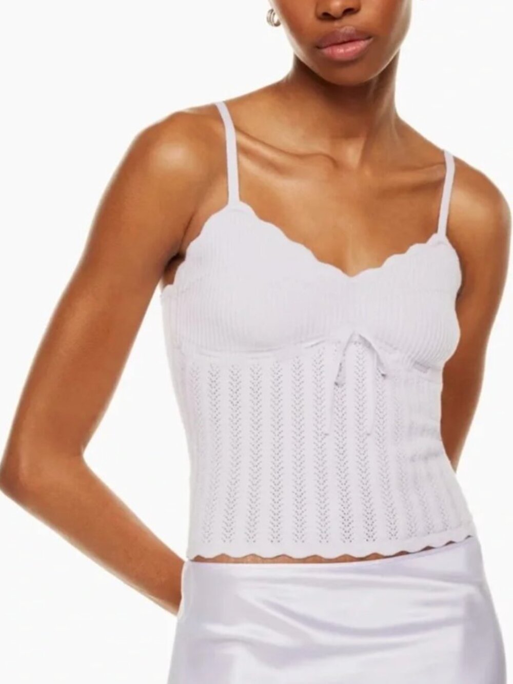 Aritzia Women's lavender Crop-top - Size medium